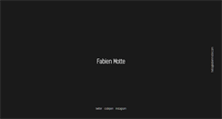 Desktop Screenshot of fabienmotte.com