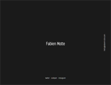 Tablet Screenshot of fabienmotte.com